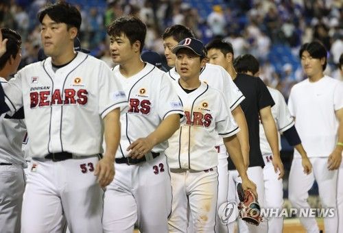 삼성 상대로 승리한 두산