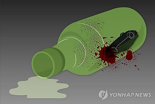 음주운전(일러스트)