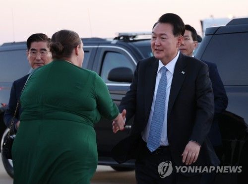 한미일 정상회의 마친 윤석열 대통령