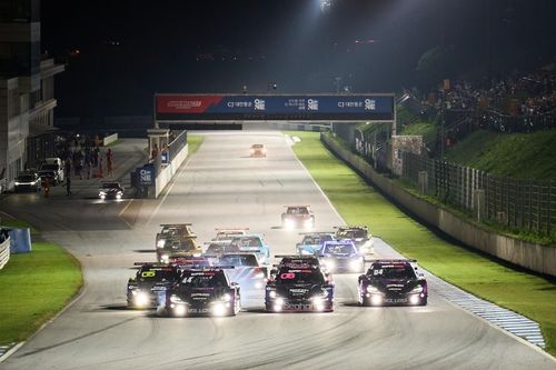 슈퍼레이스 슈퍼 6000 클래스 5라운드 결승 스타트 장면