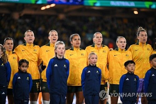 호주 여자축구대표팀 선수들