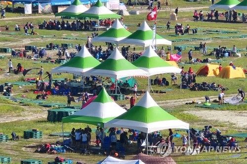 새만금 잼버리 야영장(기사와 직접 관련 없음)