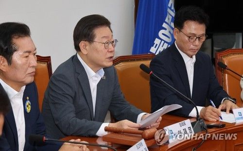 발언하는 이재명 대표