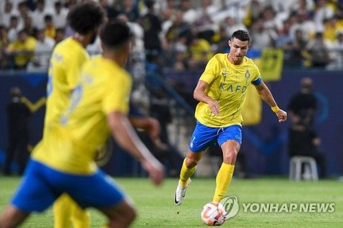 AFC 챔피언스리그 플레이오프에서 활약한 호날두