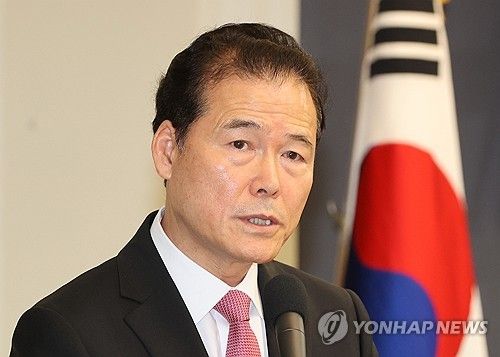 북한 인권 세미나 축사하는 김영호 장관