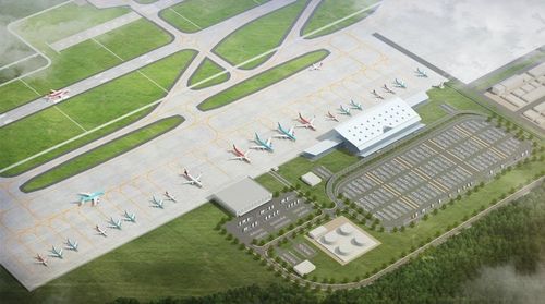 통합신공항 민간공항 조감도