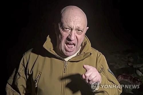 생전의 바그너 그룹 수장 예브게니 프리고진