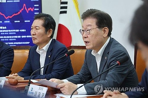 발언하는 이재명 대표