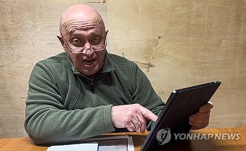 비행기 추락사고로 숨진 예브게니 프리고진