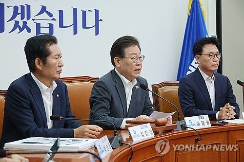 발언하는 이재명 대표