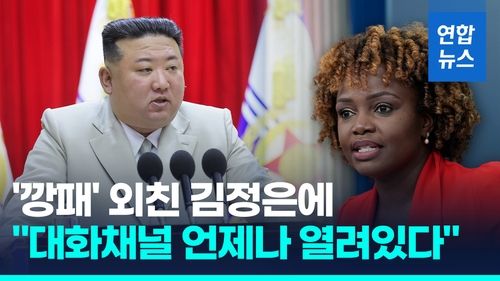 [영상] 김정은 '깡패 우두머리' 발언에 통일부 "저급"…백악관 반응은? - 2