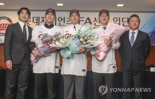 한현희, 유강남, 노진혁, 롯데에서 새 출발