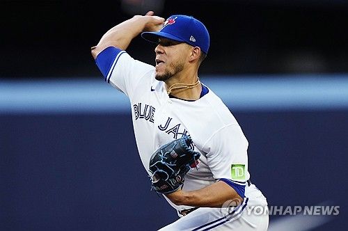 토론토 선발 투수 호세 베리오스 