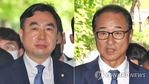 윤관석(왼쪽) 이성만(오른쪽) 의원