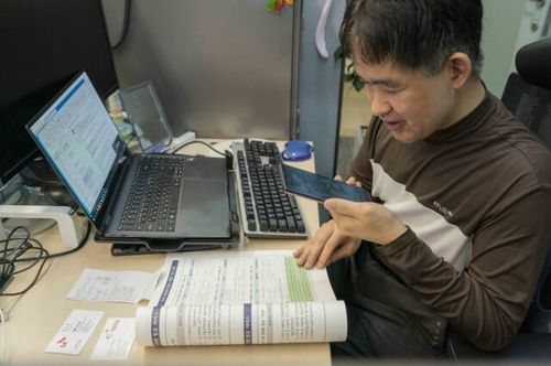 설리번A 앱 활용하는 시각장애인