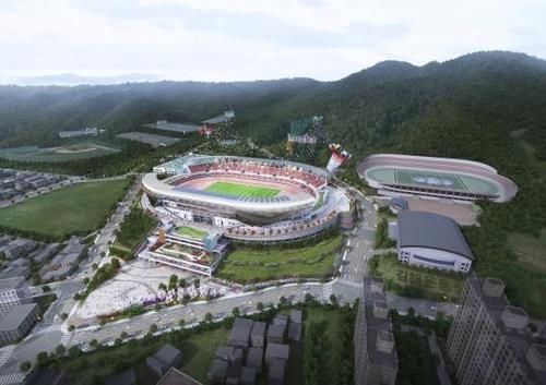 김해종합운동장 조감도