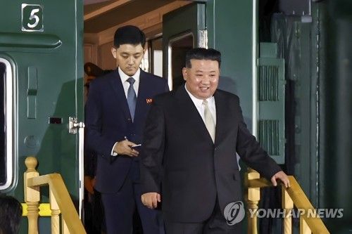 김정은, 러 하바롭스크서 이동 중