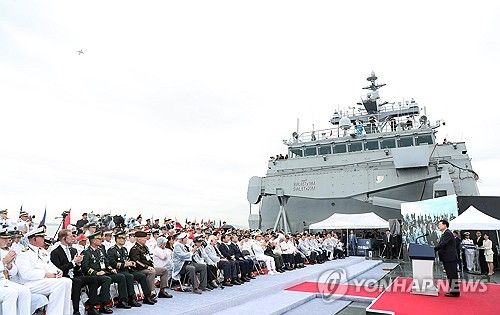 인천상륙작전 전승기념식 참석한 윤석열 대통령