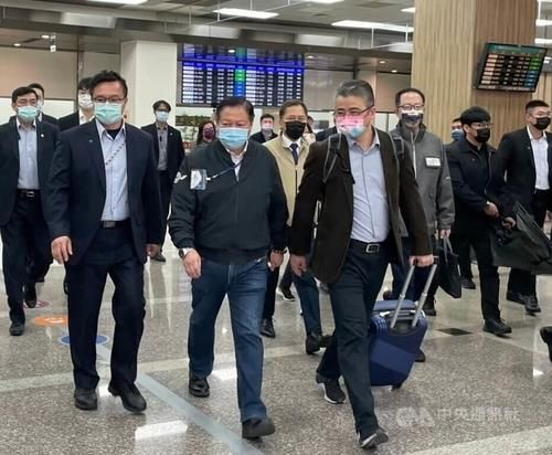 지난 2월 등불축제 참석 위해 대만 방문한 상하이 대표단