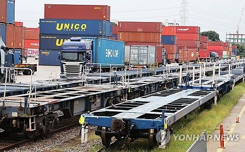 철도파업 여파로 의왕ICD 물류수송 평시 절반 수준으로 감소