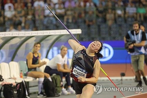 여자 창던지기 기타구치 하루카