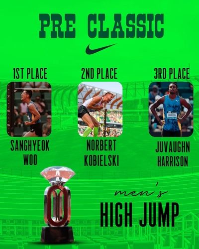 2023 다이아몬드리그 파이널 남자 높이뛰기 1∼3위