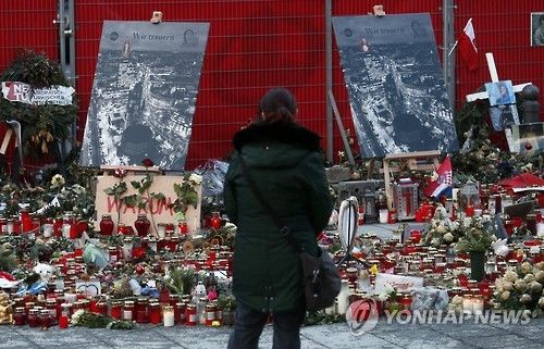 독일 이주민에 의한 베를린 트럭 테러 현장