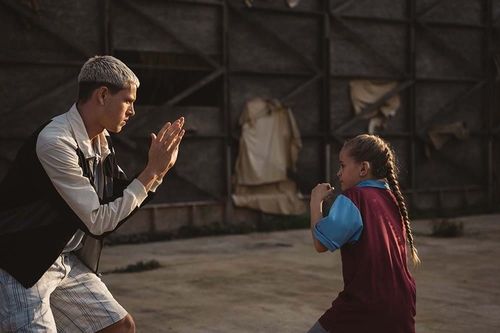 영화 '스크래퍼' 속 한 장면
