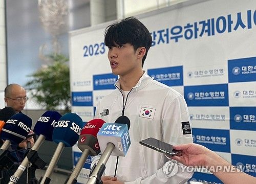 항저우 아시안게임 3관왕 노리는 황선우