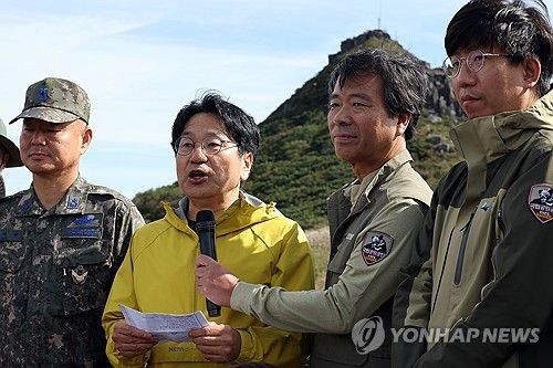 인사말하는 강기정 광주시장