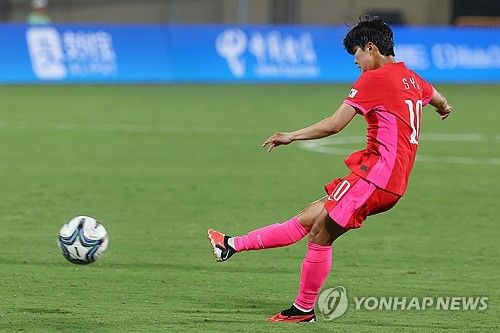 A매치 최다 득점 기록 68골로 늘린 지소연