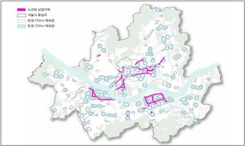 노선형 상업지역 현황