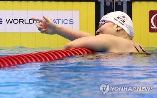 한국 여자 배영 일인자 이은지