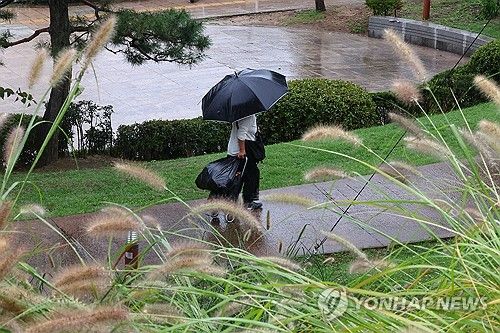 가을비 내리는 서울