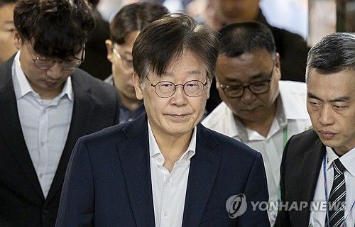 영장심사 출석하는 이재명 대표