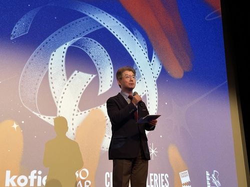 개회사하는 유정현 주벨기에 대사