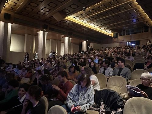 벨기에 한국영화제 개막작 관람객들