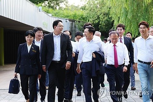 순천만정원박람회 둘러보는 국민의힘 김기현 대표