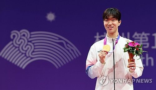 박우혁, 태권도 80kg급 금메달 획득