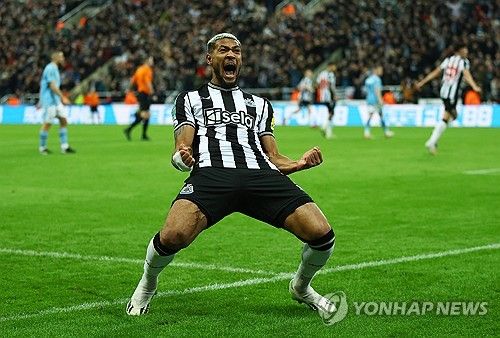 선제 결승 골을 터뜨린 뉴캐슬의 알렉산데르 이사크