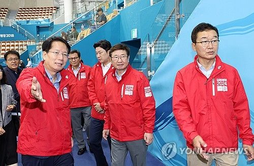 강릉 컬링센터 찾은 박보균 장관