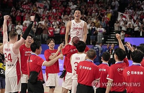올림픽 본선에 진출한 일본 선수들. 