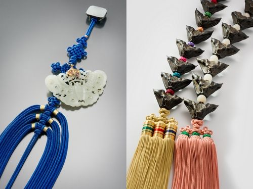 매듭이 돋보이는 노리개 