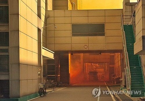 군산 OCI공장에서 화학물질 누출