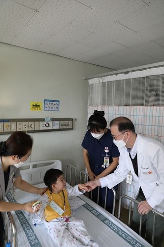 소아응급실 병동 회진