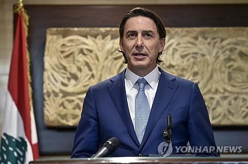 11일 레바논을 방문한 아모스 호흐스타인 미 중동문제 보좌관 [EPA 연합뉴스 자료사진. 재판매 및 DB 금지] 
