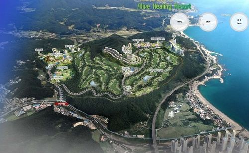 울산 해양관광단지 조감도