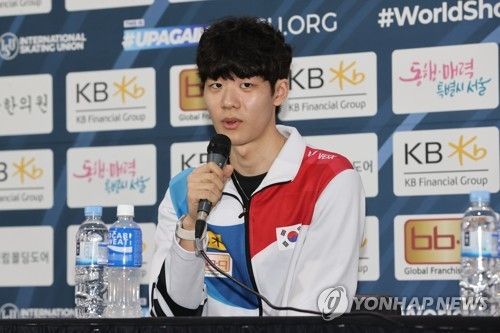 세계선수권 대회 포부 밝히는 이준서