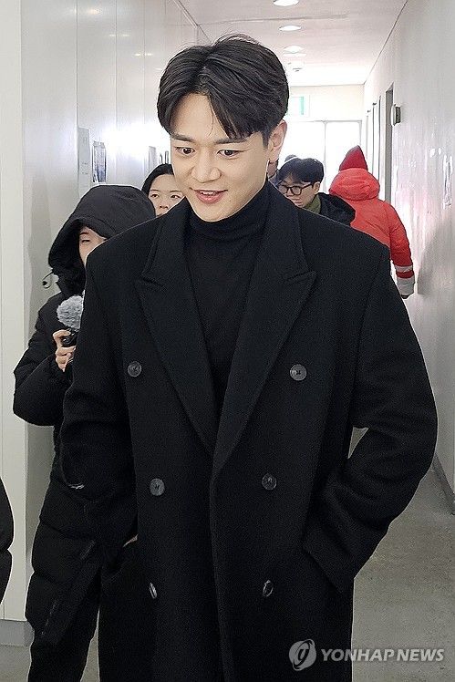 샤이니 민호, 강원동계청소년올림픽 응원 왔어요