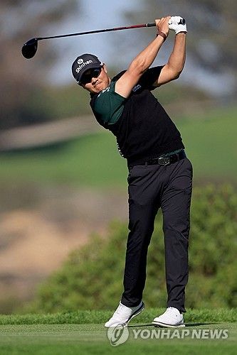 김성현의 3라운드 경기 모습